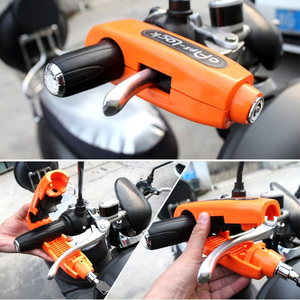 Kunci gagang stang anti-maling, pegangan kunci kendaraan listrik untuk sepeda motor sepeda skuter - Product Image 4