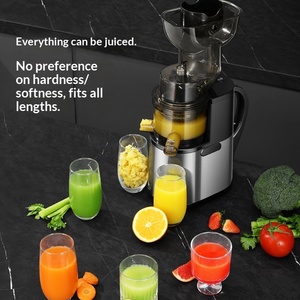 Extracteur de jus professionnel à froid à haut rendement, facile à nettoyer, avec large goulotte pour fruits et légumes entiers, presseur lent à mastication - Product Image 5