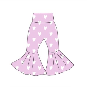 กางเกงขาบานเด็กผู้หญิงเอวสูงลายพิมพ์น่ารักสไ<span class=keywords><strong>ต</strong></span>ล์ลำลองสำหรับฤดูร้อน ลดราคาพิเศษ ไม่มีขั้นต่ำในการสั่งซื้อ - Product Image 3