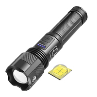 Helius Custom ized P50 Strong Light Taschenlampe Cob Seiten licht Aluminium legierung USB Wiederauf ladbare weiße LED Taschenlampe Taschenlampe P70