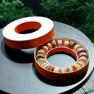 Boîte à chocolat personnalisée de <span class=keywords><strong>luxe</strong></span>, emballage de pâtisserie, dessert gastronomique, boîte en papier pour pâtisserie, dessert à emporter, boutique - Product Image 6