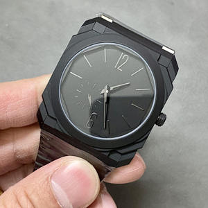 BV-Style 7mm Ultra-Thin Unisex All-Black Titanium Sapphire Crystal Mechanical ETA Movement 3BAR Waterproof 'Black <b>Watch</b> <b>Watch</b> - Product Image 3