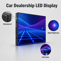Écran LED extérieur P3 IP65 étanche haute luminosité couleur pour publicité sur façade de concession automobile