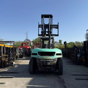 Chariot élévateur diesel d'occasion Mitsubishi TCM FD150 FD180 FD200 15 tonnes avec déplacement latéral et transpalette motorisé – Vente au détail - Product Image 1