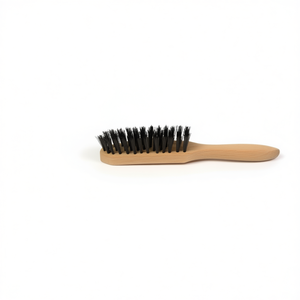 TTAKE Hand Brush Wooden Handle Steel Bristles 6x15x23 Mm 16 Wires <b>Abrasive</b> Cleaning <b>Tool</b> - Product Image 2