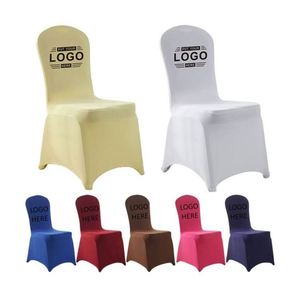 Housse de chaise extensible en spandex, couleurs, tailles et styles personnalisables - Product Image 1