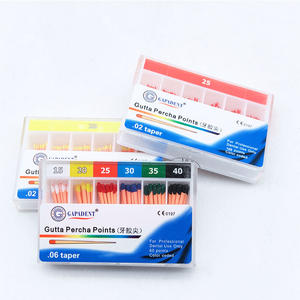مواد طب الأسنان عالية الجودة بدرجات انحدار 02 و04 و06 # 15 # 20 نقطة من الغوتا بيرشا لعلاج قنوات الجذور في طب الأسنان - Product Image 6