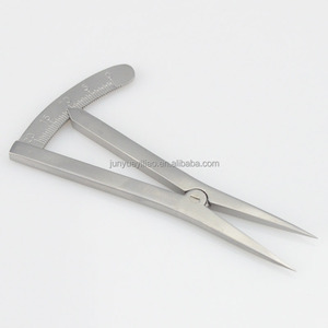 10cm Nut Type Eye Gauge Ophthalmic <strong>Surgical</strong> Instruments Castroviejo <strong>Caliper</strong> Straight - Product Image 2