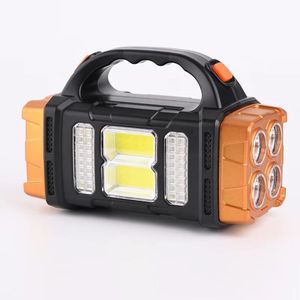 Double-ended Portable Flashlight <b>Rechargeable</b> Battery Led <b>Light</b> Outdoor Camping Hiking Searchlight <b>USB</b> Charging - Product Image 2