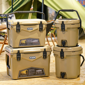 Nevera portátil Kuer Cooler Box de 35 Qt, rotomoldeada, para exteriores, camping, picnic y viajes. - Product Image 1