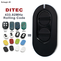 Télécommande de porte de garage DITEC ZEN4 ZEN2 433,92 MHz à code roulant, émetteur sans fil 4 canaux pour ouvre-porte, prêt à être expédié