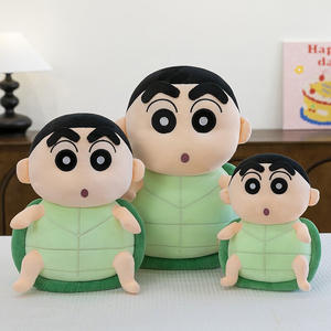 Новая плюшевая игрушка-черепашка Шин-Чан с дизайном черепашьей панцирь, подарок на день рождения, детская подушка для кровати, хлопок - Product Image 5