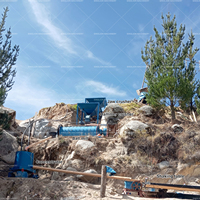Ensemble complet d'équipements de traitement des minerais d'or, y compris le séparateur de minerais pour l'or rocheux