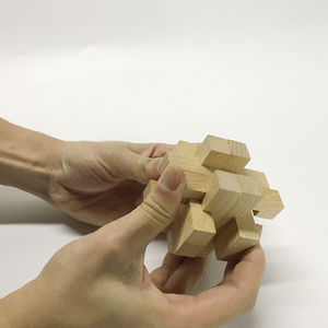 Gioco di Puzzle in <span class=keywords><strong>legno</strong></span> promozionale <span class=keywords><strong>rompicapo</strong></span> educativo gioco di Puzzle 3D per il commercio all'ingrosso - Product Image 2