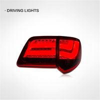Nouveau feu arrière LED assemblage lentille fumée DRL feu de freinage étanche boîtier ABS Plug Play pour Fortuner 2012-2015