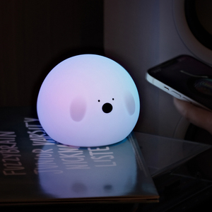 2025 Nueva lámpara LED recargable USB para perros, Mini luz nocturna de animales blanca cálida, temporizador de silicona suave, <span class=keywords><strong>Tritón</strong></span> de bebé para regalo de niños - Product Image 2