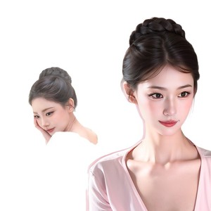 Perruque tressée en fibre Kanekalon, avec dentelle transparente, pour toutes les formes de visage, marque nationale VM510 55 9 - Product Image 1