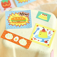 1 Rol Pita Kertas Sintetis Die Cut Tape Seri Dreamland Warna-warni Stiker Roll