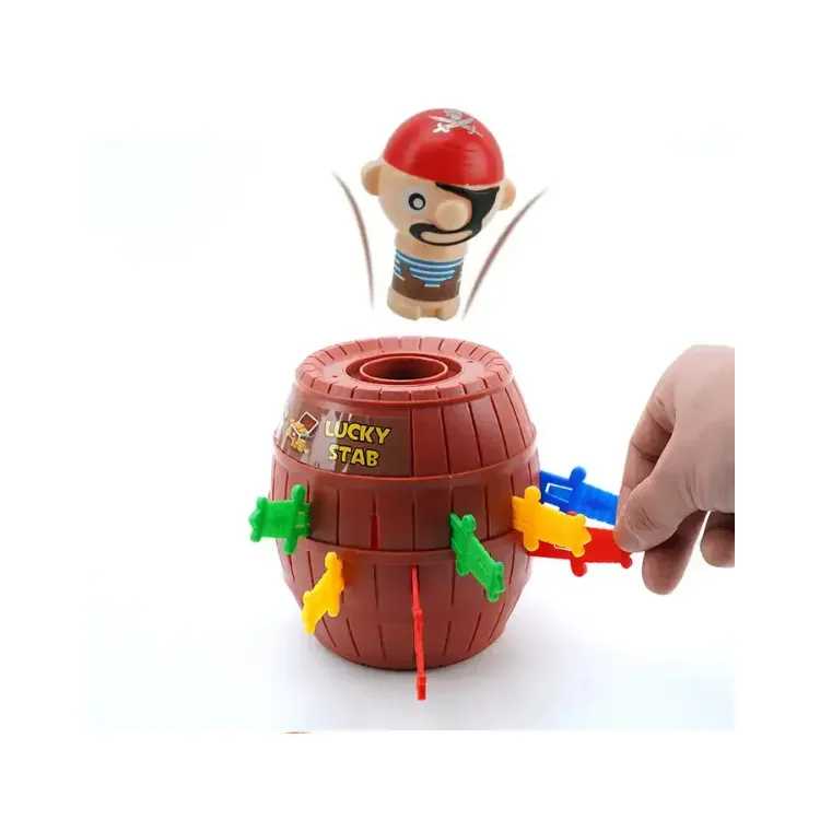 Trucco creativo Barrel pirata Pop Up gioco Money Pot per adulti e bambini