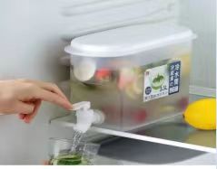 Summer Household 2500ml Cold <b>Water</b> <b>Kettle</b> With Faucet Large Capacity Plastic Beverage Pot Ice Refrigerator Fruit Teapot - Product Image 2