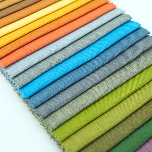 Bán buôn <span class=keywords><strong>CC</strong></span>-2321 <span class=keywords><strong>Linen</strong></span> sofa vải 100% polyester nhuộm sợi nhỏ Đồng bằng phong cách dệt kỹ thuật - Product Image 4