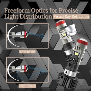 Aftermarket Motorcycle 35w 6000k High Low Beam Together H6 Mini <b>Led</b> <b>Projector</b> Lens Headlight Bulbs for Old Oil Motorcycle Bike - Product Image 5