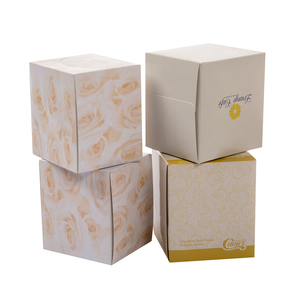 2-Ply Virgin Wood Pulp Soft <b>Facial</b> <b>Tissue</b> Box for Home or Hotel Use - Product Image 3