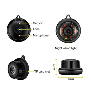 Kamera Keamanan Mini Nirkabel HD Wifi IP Minlang Network, Kamera CMOS HD Nirkabel Ringkas untuk Penggunaan Dalam Ruangan - Product Image 2
