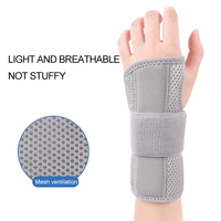 Attelle de poignet respirante et flexible avec support pour la main, protection en mousse, stabilité, facile à porter, s'adapte à l'articulation métacarpale pour la tendinite
