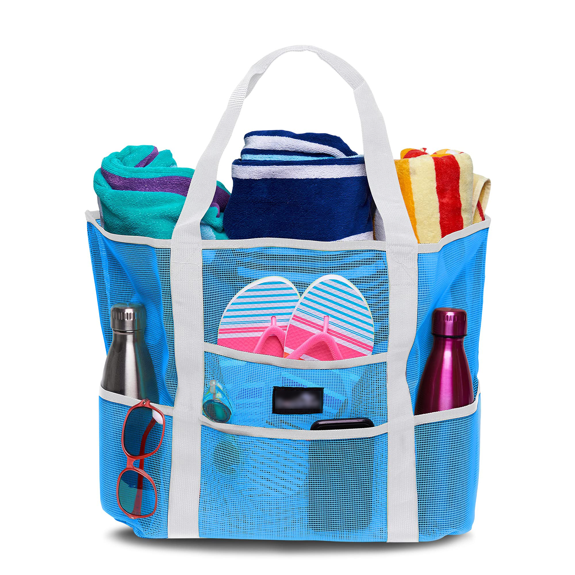 Neon Blue With White Handles