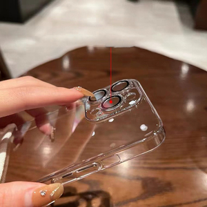 Cho iPhone 16 Pro rõ ràng trường hợp với máy ảnh bìa Đồng bằng nhựa cứng trường hợp điện thoại cho Iphone 17 trường hợp trong suốt với máy ảnh bảo vệ - Product Image 3