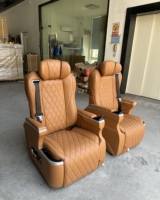 Nouveau siège de voiture électrique VIP de luxe en cuir aéronautique avec écran tactile pour Toyota Alphard HiAce Mercedes Benz Vito V-Class W447