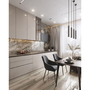 Custom Kitchen Island Counter <strong>Marble</strong> Quartz Solid Surface Kitchen Cabinet <strong>Cupboard</strong> Counter - Product Image 4