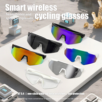 Lunettes de soleil audio pour sports de plein air avec appels Bluetooth, traduction IA, musique, protection UV400, ajustement réglable, design breveté