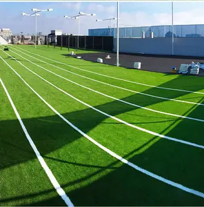 หญ้าเทียม PP PE สำหรับสนามฟุตบอลหญ้าเทียมสำหรับสนามฟุตบอลกีฬาสนามฟุตบอล
