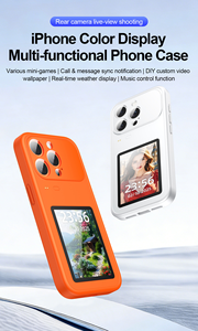Étui de téléphone mobile LeYi Luxury 2027 NFC avec écran E Ink intelligent, produits tendance, étuis pour <span class=keywords><strong>iPhone</strong></span> 15 17 16 13 <span class=keywords><strong>14</strong></span> <span class=keywords><strong>Pro</strong></span> Max - Product Image 4