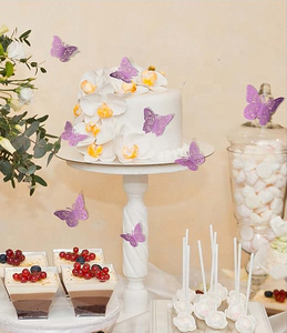 Adhesivos de Pared de PVC con Diseño de Mariposas 3D en Oro Rosa, 12 Piezas, de Lujo, Ecológicos y Duraderos, Ideales <span class=keywords><strong>para</strong></span> Bodas, Cumpleaños y Halloween - Product Image 5