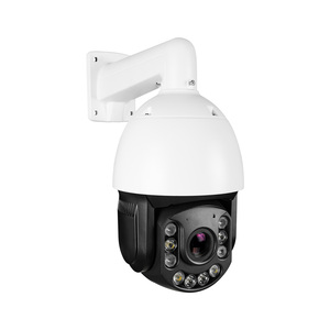 7 بوصة 6MP 20X تكبير بصري POE IP PTZ سرعة الأمان في الهواء الطلق المصابيح بالألوان الكاملة والليزر طويلة المدى 2 طريقة الصوت فتحة SD - Product Image 1