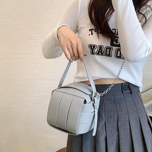 Best Selling Female New Color Collision Personality Daily <b>Shoulder</b> Square <b>Bag</b> Simple Crossbody Weaving Women's <b>Shoulder</b> <b>Bag</b> - Product Image 3