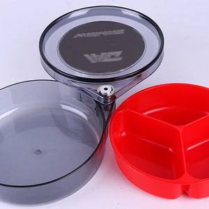 Boîte à appâts magnétique Miorve 190 mm en plastique multi-compartiments, boîte à appâts de pêche universelle, conteneur pour appâts en vrac - Product Image 1