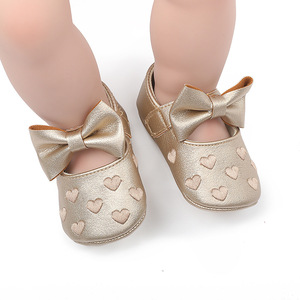Nouvelles Sandales Bébé Fille Nœud Papillon Princesse, Chaussures Anti-Chute pour Nouveau-Né 0-1 An - Product Image 2