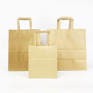 ถุงกระดาษคราฟท์สีดำแบบกำหนดเองหรือแบบมาตรฐานสำหรับขายส่งจากจีน ถุงกระดาษสำหรับใส่ไวน์หรือสินค้าอื่นๆ พร้อมหูหิ้วแบบริบบิ้น - Product Image 5