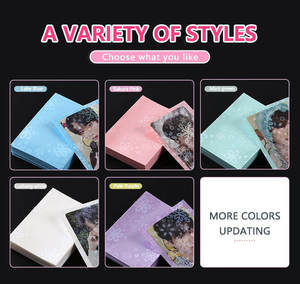 Y Y OEM – Protège-cartes holographiques transparents, pochettes intérieures pour cartes de jeu, porte‑carte à photos d’idols - Product Image 5
