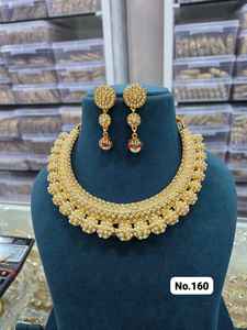 ชุดเครื่องประดับวันครบรอบแต่งงานแบบใหม่พร้อมสร้อยคอประดับมุกและต่างหูเคลือบ Kundan ผลิตภัณฑ์แฮนด์เมดขายส่ง - Product Image 3