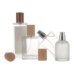 Nuevo Envase de Perfume en Spray Cilíndrico Minimalista y Elegante de Vidrio con Tapa de Madera - Product Image 6