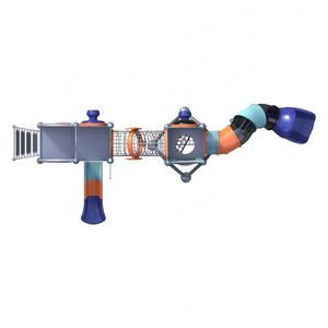 Luxury Rock Climbing Wall Amusement and Climber Combined <b>Slide</b> Outdoor Play Equipment - Product Image 3