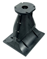 0213B Corne de guide d'onde pour système de sonorisation professionnel, pièce de système de haut-parleurs, diffuseur en plastique pour caisson vide