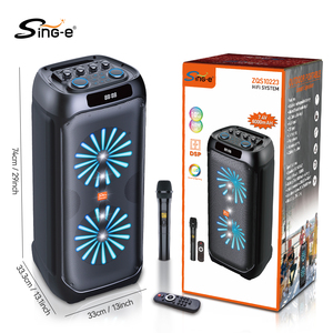 SING-E 1 zqs10223 multifunzionale RGB Stage BT Speaker viene fornito con un microfono Wireless e un telecomando - Product Image 2