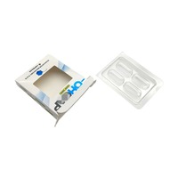 Emballage personnalisé en plastique PET transparent jetable, type blister, pour capsules, jouets sexuels liquides, préservatifs, pilules (rectangulaire)