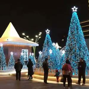 Centre commercial de haute qualité extérieur Noël décoratif géant Noël Led Motif arbre lumineux - Product Image 4